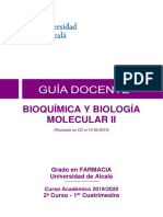 Bioquímica y Biología Molecular II