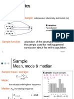 Statistics: Sample