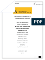 INFORME MATERIALES DE CONSTRUCCIÓN  PDF
