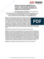 A Importância Da Gestão Ambiental Na Construção Civil - Iv Ereec Nne João Pessoa 2017