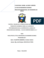 CONTROL Y MEJORA DE LA PRODUCTIVIDAD DEL ACARREO Y TRANSPORTE DE MINERAL (Importante)