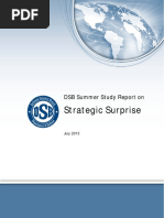 Strategic Surprise: DSB Summer Study Report On