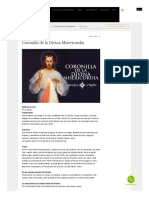 WWW Mariavision Com Foromv Oraciones y Novenas Coronilla de La Divina Misericordia