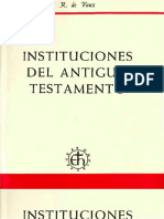 de Vaux Roland Instituciones Del Antiguo Testamento 1X1 PDF