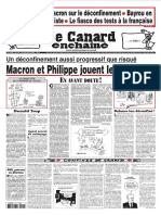 Le Canard Enchainé N°5190 Du Mercredi 29 Avril 2020