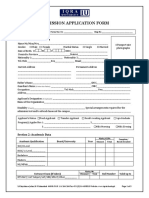 Admission Form FALL-15