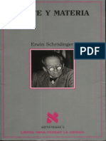 Mente y Materia - Erwin Schrodinger