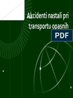 Akcidenti Pri Transportu Opasnih Materija PDF