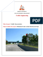 Traffic Engineering: Traffic Characteristics Mohammed Amir Arslan Shawkat, Ali Najat