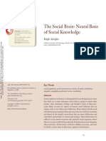 The Social Brain: Neural Basis of Social Knowledge: Further