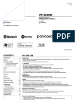 KW-R930BT KW-X830BT: Instruction Manual Instruction Manual