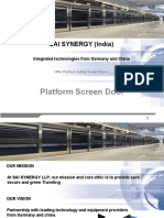 Platform Screen Door: Sai Synergy (India)