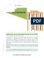 Autoridad Moral Frente Al Liderazgo