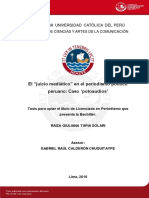 Análisis del juicio mediático en el caso 'potoaudios