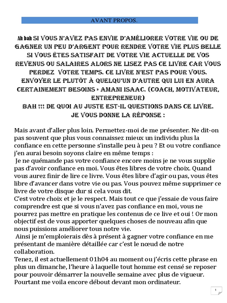 Guide Pratique pour Entreprendre et Investir | PDF | Publicité |  Entrepreneuriat