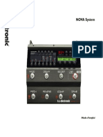 TC Electronic Nova System Manual French PDF