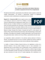 Congresistas del Atlántico convocan a mesa técnica entre Gobierno Nacional y gobiernos locales para controlar la expansión del Covid-19 en el departamento Se espera que esta semana, representantes de los diferen