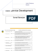 New Service Development: Sonali Banerjee