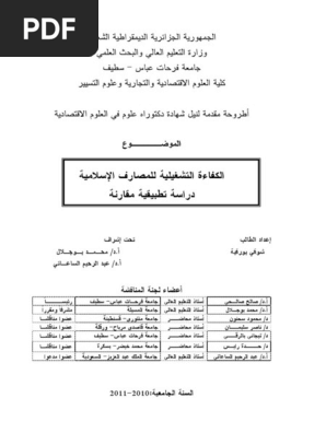 Chougui Bouragba Pdf Economies Business