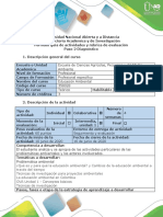 Guía de Actividades y Rúbrica de Evaluación - Paso 2 - Diagnóstico
