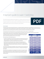 A Layman's Guide To Layer 1 Switching: White Paper