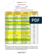 INFORME ESTADISTICO Nº 5- 4°A