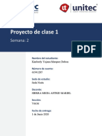 Proyecto de Clase 1: Semana: 2