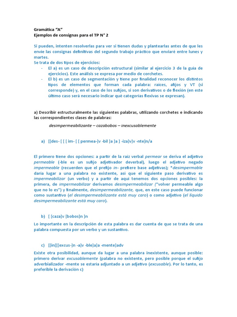 Ejemplo de Trabajo Práctico #2 | PDF | Palabra | Semiótica