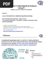 Modelling in R