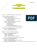 Stratégies Bancaires Extraits Du Cours de Guy LAPLAGNE 2005-2006