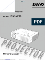 PLC-XE30: Multimedia Projector