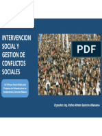 Intervención Social y Gestión de Conflictos Sociales