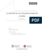 Tamarit - La Gestión de Las Comunicaciones en La Obra