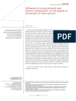 ,qàxhqfhrifxulqjsurwrfrodqg Ceramic Composition On The Degree of Conversion of Resin Cement