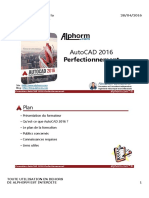 Ressources Formation AutoCAD 2016 Perfectionnement