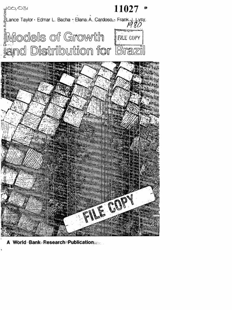 Models of Growth and Distribution For Brazil | PDF | Labour Economics ...
