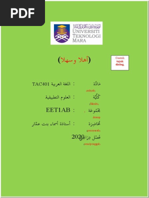 Skrip Role Play Arab Tac401 Incomplete Pdf