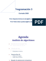 Prog3 2020 - Clase 13 - Análisis de Algoritmos - Algoritmos Recursivos - Def de Big-Oh PDF