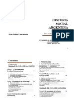 Historia Social Argentina Juan P Lumerman