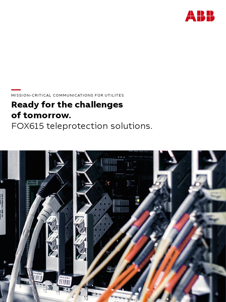 4CAE000647 Brochure A4 Teleprotection Flyer Web Spreads | PDF ...