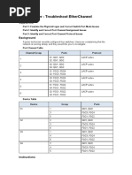 Packet Tracer - Troubleshoot Etherchannel: Objectives