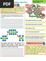 Cracking Hydrocarbons Practice Question