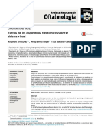 Efectos de Los Dispositivos Electrónicos Sobre El Sistema Visual