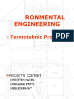 Environmental Engineering: - Termotehnic Project