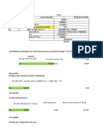 Excel Calculo de Perdidas Esfuerzos Actuantes