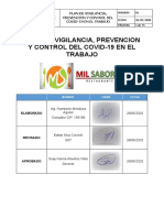 Plan de Vigilancia, Prevencion y Control para Un Restaurant