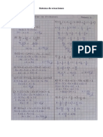 Ejercicios de Primer y Segundo Grado - solución