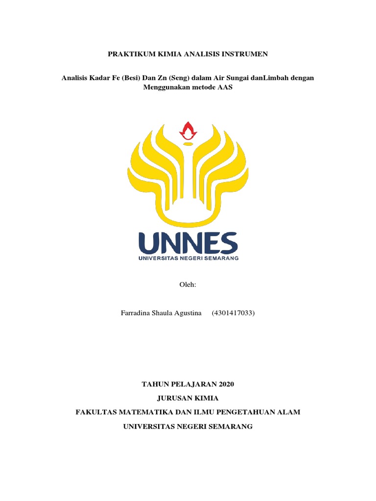 Analisis Kadar Fe Dan ZN Menggunakan Metode AAS | PDF
