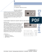 Countdown Timer Combinations Countdown Timer With Abort Switch 20-040