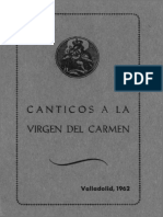 CANTICOS A LA VIRGEN DEL CARMEN. Valladoüd, 1962